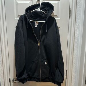 Black Zip-Up Hoodie